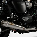 ボンネビル T100/T120 2016- スリップオンマフラー Eマーク付き ZARD(2)