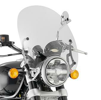 Meteor 650 23〜 GIVI ウインドスクリーン クリア ロイヤルエンフィールド