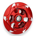 DUCATI プレッシャープレート オイルバス クラッチ レッドシルバー CNC Racing
