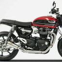 スピードツイン1200 スラクストン1200 フルエキゾーストマフラー カーボンエンドキャップ レース仕様