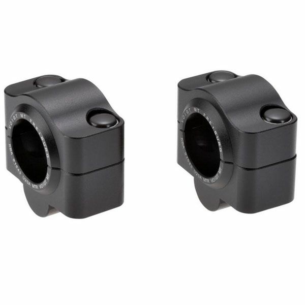 Z650RS 21- ファットバー変換用ハンドルバーライザー 20mm UP ブラック VOIGT MOTO TECHNIK