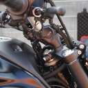 MT07 21- ハンドルバーライザー 30mmアップ 21mmオフセット ブラック VOIGT MOTO TECHNIK