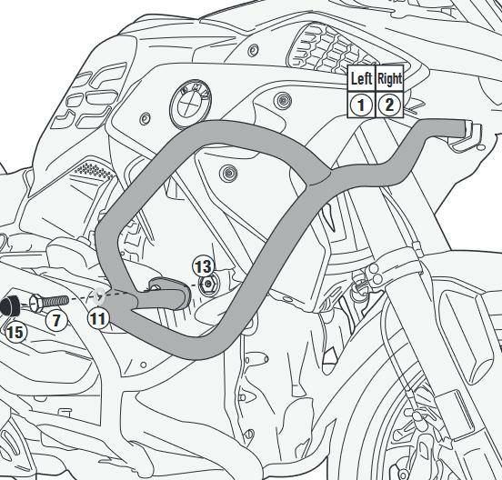 GIVI R1250GS 1923 ե졼६  ֥å  BMW