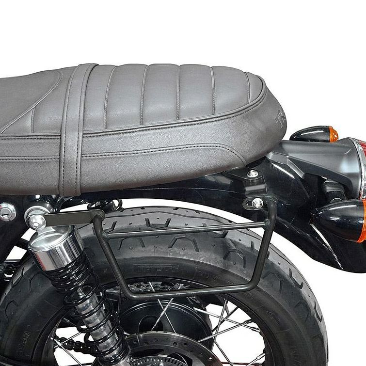 トライアンフ ストリートツイン スピードツイン900 16-24 サドルバッグ ステー サテンブラック 左右セット La Poderosa