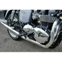 トライアンフ 空冷ボンネビル ボトルステンレス2in1 フルエキゾーストマフラー マットブラック MASS Exhaust(2)