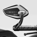 CB1000R バーエンドミラー SS EVO シルバー/ブラック Eマーク付き DPM