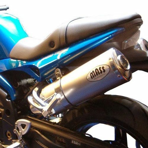 トライアンフ スピードトリプル1050 オーバルチタン スリップオンマフラー MASS Exhaust