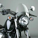 National Cycle スクリーン ウインドシールド ライトスモーク/クローム 44-51mm フォーク用(2)