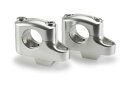28.6mm ファットバー対応 ハンドルライザー シルバー プーチ