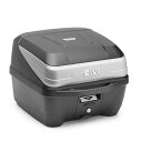 【エントリーでポイント10倍】ジビ(GIVI) MONOLOCK 32L トップケース B32 ボールド ブラック/ブラッシュシルバーインサート ユニバーサルベースプレート付
