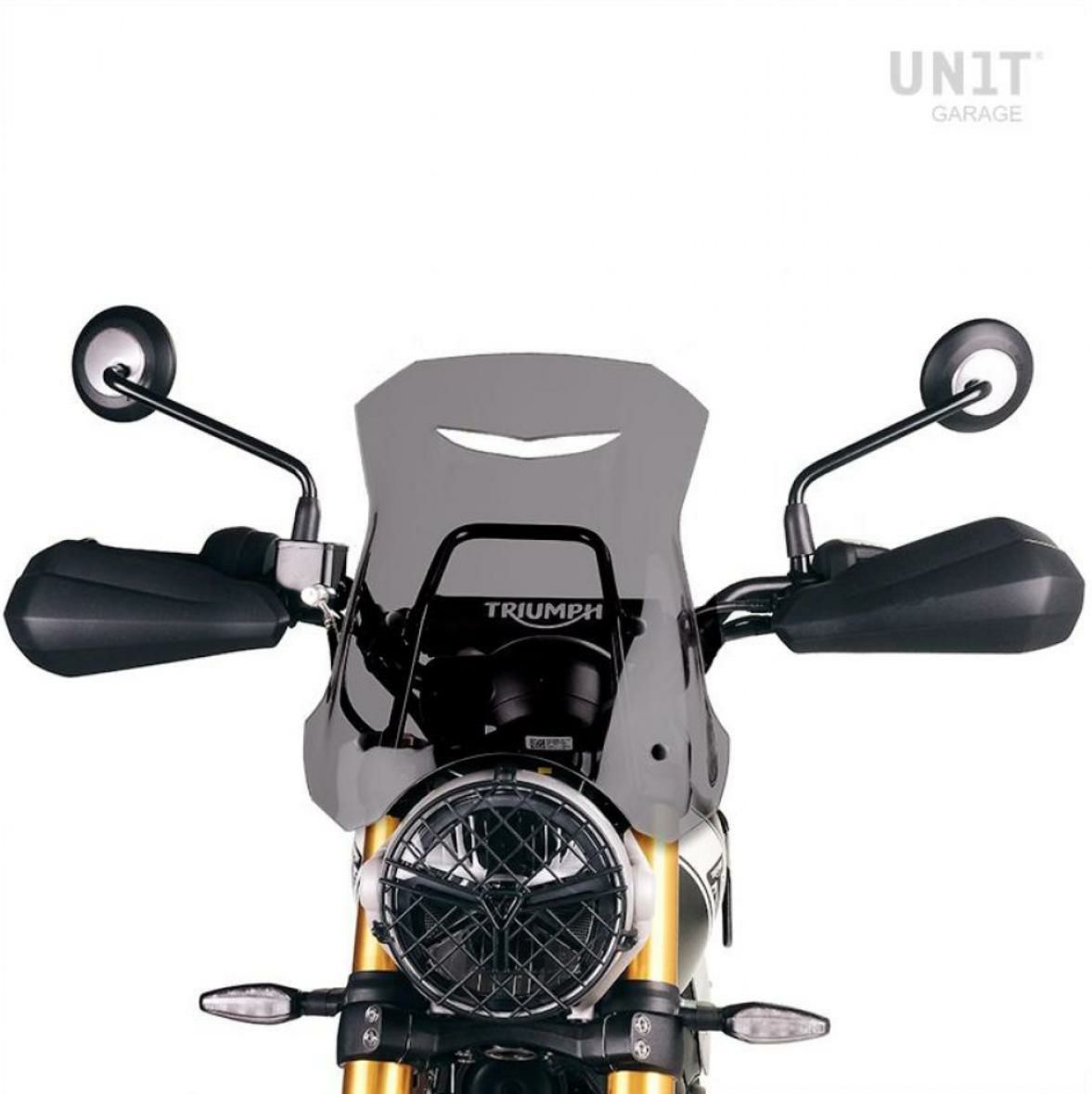 トライアンフ スクランブラー400X ウインドシールド ダークスモーク UNIT GARAGE