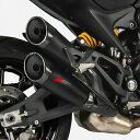 DUCATI モンスター937 21- ブラック/カーボン スリップオンマフラー レーシング仕様 ZARD
