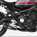 MT-09/XSR900/Tracer900 17-20 フルエキゾーストマフラー Eマーク付き ブラック/カーボンエンド ZARD