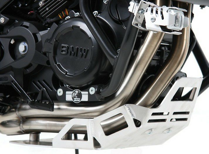 F650GS 08-12 F700GS 12-18 F800GS/Adv エンジンアンダーガード シルバー ヘプコ&ベッカー