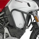 ムルティストラーダ1200エンデューロ/1260エンデューロ エンジンガード ブラック 25mm径スチールチューブ使用 GIVI