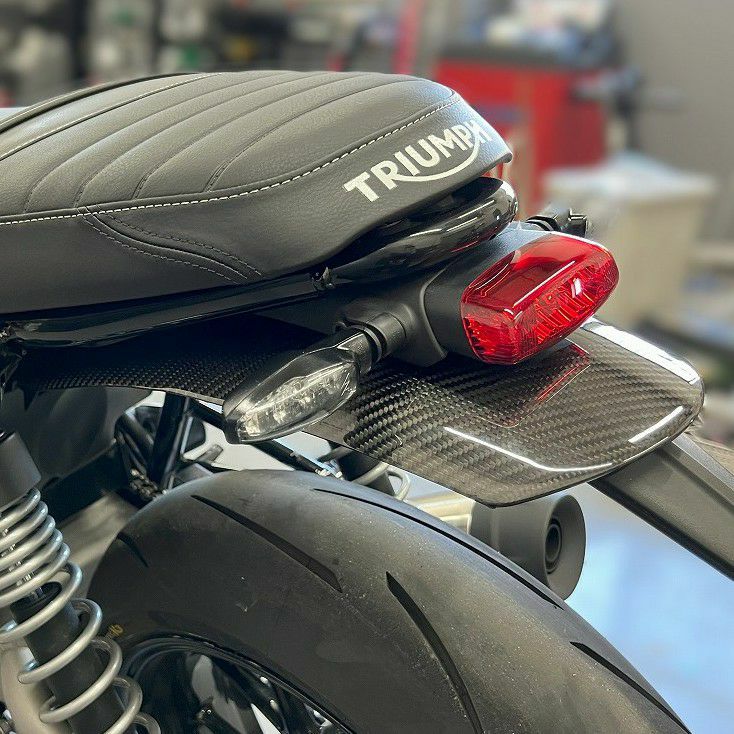 スピードツイン1200 リアフェンダー ドライカーボン 綾織り艶消し SPEEDRA