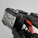 Vストローム1050 TRAX ADV アルミサイドケースシステム ブラック 左右セット SW-MOTECH