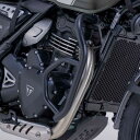 トライアンフ スピード400/スクランブラー400X エンジンガード ブラック SW-MOTECH