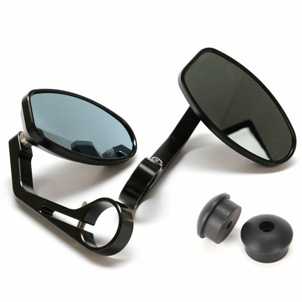 ロイヤルエンフィールド ベア650 バーエンドミラー ブラック Hitchcocks Motorcycles