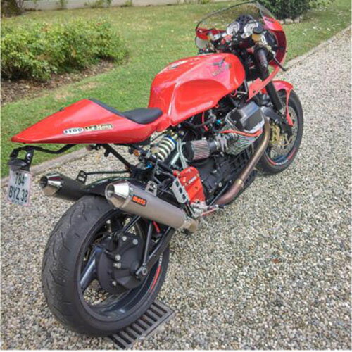 MOTO GUZZI(モトグッチ) V11スポルト/ルマン Tromb ステンレス スリップオンマフラー MASS Exhaust