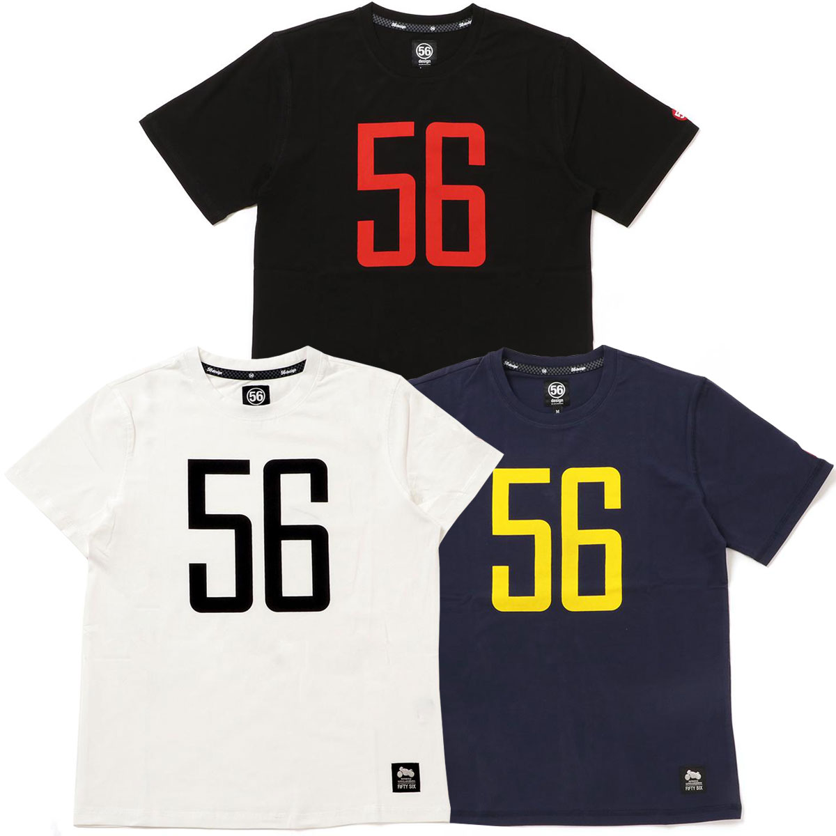 56デザイン Tシャツ フィフティシックス Tシャツ バイク ウェア トップス 56design FIFTY SIX T-SHIRT