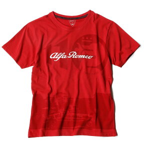 アルファロメオ Tシャツ クラッシー グラフィック Tシャツ モータースポーツ ウェア Alfa Romeo