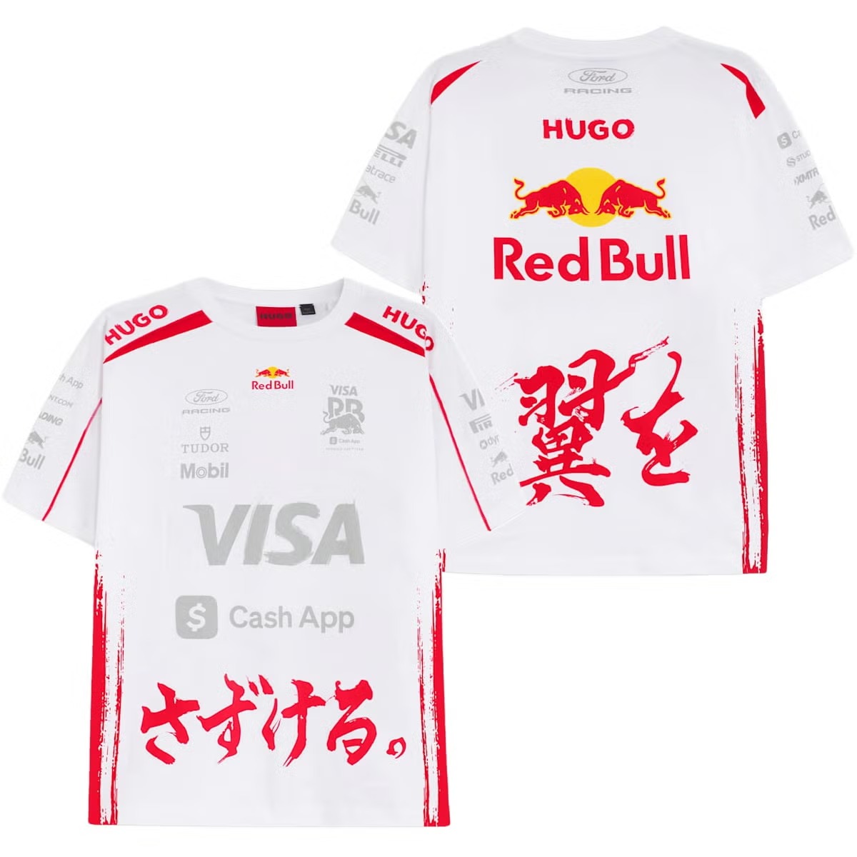 Tシャツ レーシングブルズ F1 チーム 日本GP Tシャツ 2026 モータースポーツ ウェア Racing Bulls VISA RB MENS JAPAN GP TEE