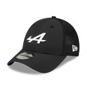 帽子 アルピーヌ F1 チーム NewEra 9FORTY アジャスタブル ベースボール キャップ モータースポーツ 雑貨 ALPINE F1
