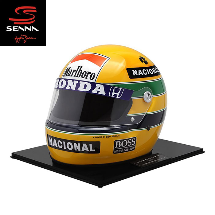 アイルトンセナ 模型 SID MOSCA 1/1 1988年 マクラーレン・ホンダ レプリカヘルメット モータースポーツ 雑貨 AyrtonSenna