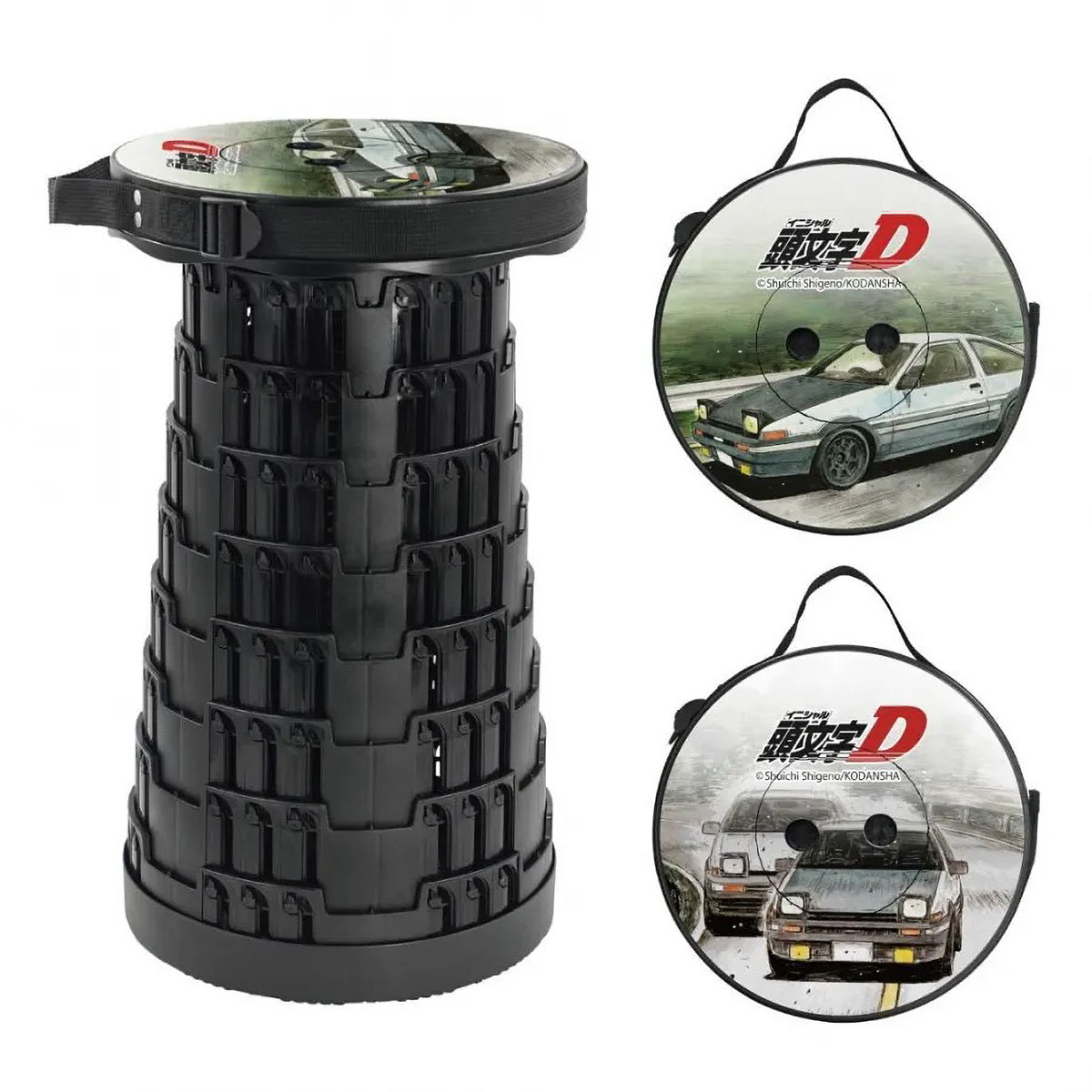 雑貨 カセットカープロダクツ 折り畳み椅子 頭文字D イス スツール 1000個限定 車 Cassette Car Products