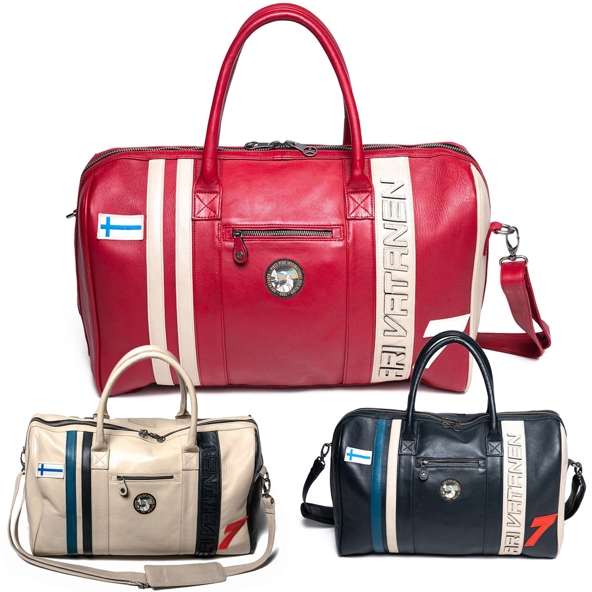 ボストンバッグ クラシック レジェンド モータース アリ・バタネン パイクスピーク レザー バッグ 48H ..