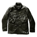 レザージャケット クラフター CR-MJ4 レザー フィールド ジャケット バイク ウェア アウター CRUFTER CR-MJ4 LEATHER FIELD JACKET