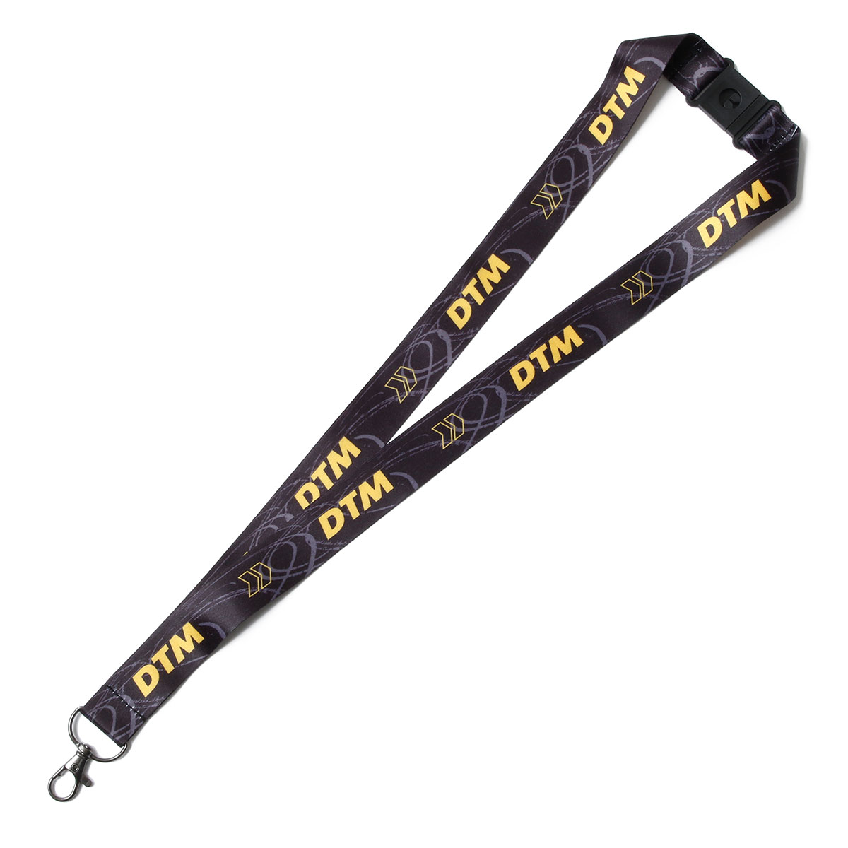 ネックストラップ ディー・ティー・エム DTM ランヤード モータースポーツ 雑貨 DTM Lanyard black