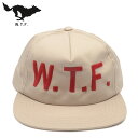 【エル・ソリタリオ/El Solitario】W.T.F. キャップ ベージュ フリーサイズ ロゴ THE WTF BEIGE 帽子