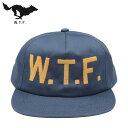 【エル・ソリタリオ/El Solitario】W.T.F. キャップ ネイビー フリーサイズ ロゴ THE WTF NAVY 帽子 【エル・ソリタリオ/El Solitario】W.T.F. キャップ ネイビー フリーサイズ ロゴ THE WTF NAVY 帽子