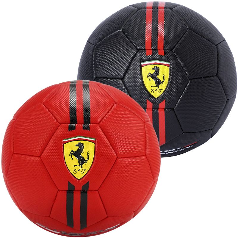 フェラーリ 雑貨 スクーデリア フェラーリ ストライプ サッカーボール (5号) モータースポーツ Ferrari