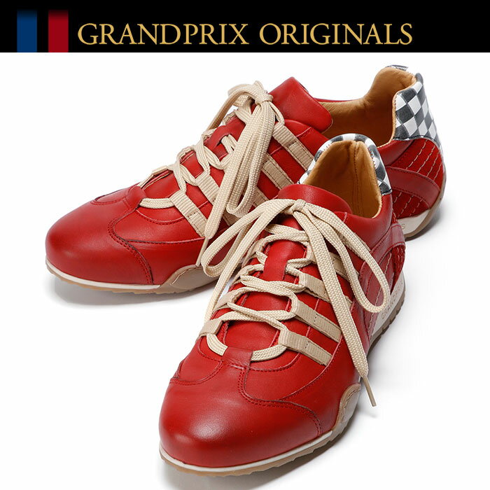 ˡ ץꥪꥸʥ GPO 졼 ˡ 륽 å  ɥ饤ӥ󥰥塼 GRANDPRIX ORIGINALS GPO Racing Sneaker Corso Rosso