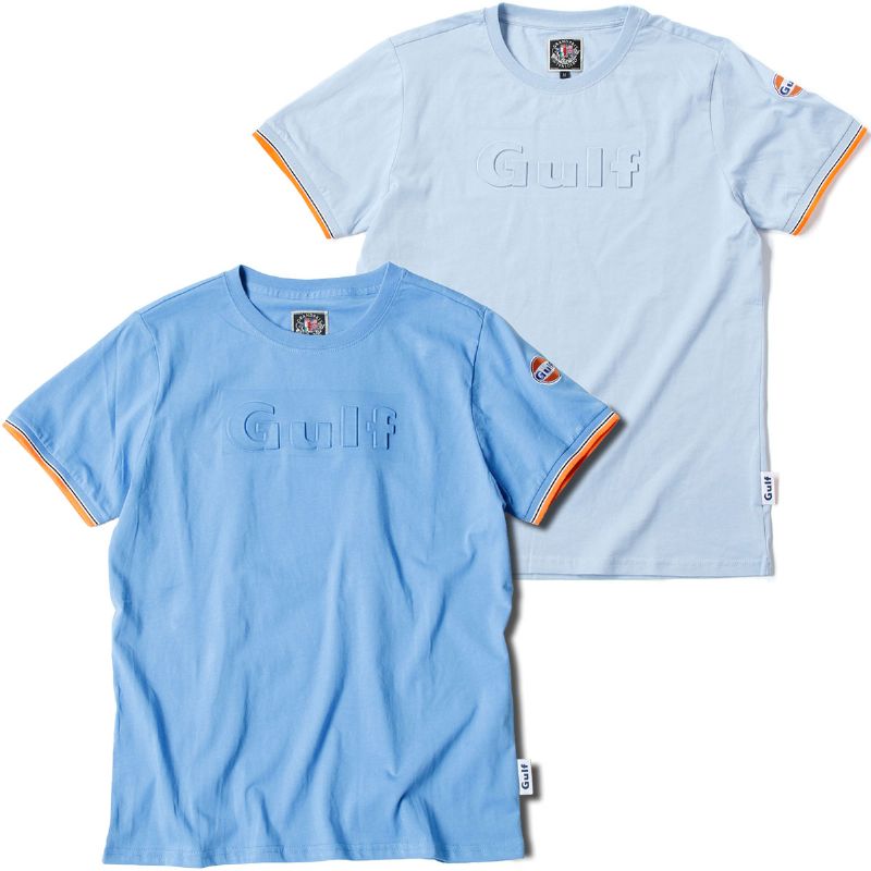 ガルフ Tシャツ 3D ロゴ Tシャツ 車 ウェア GULF