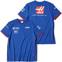 Tシャツ ハース F1 チーム ハース F1 チーム メンズ チーム Tシャツ 2022 モータースポーツ ウェア Haas F1 Team