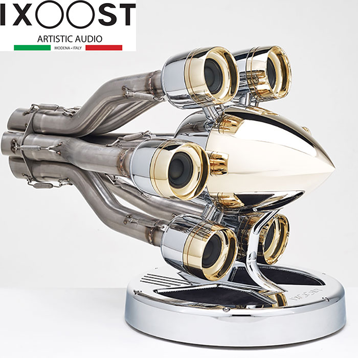 予約/受注発注【イグゾースト/iXOOST】iXOOST Radial6 Gold 24K GP スピーカー ジェットエンジン 飛行機 イタリア ハンドメイド