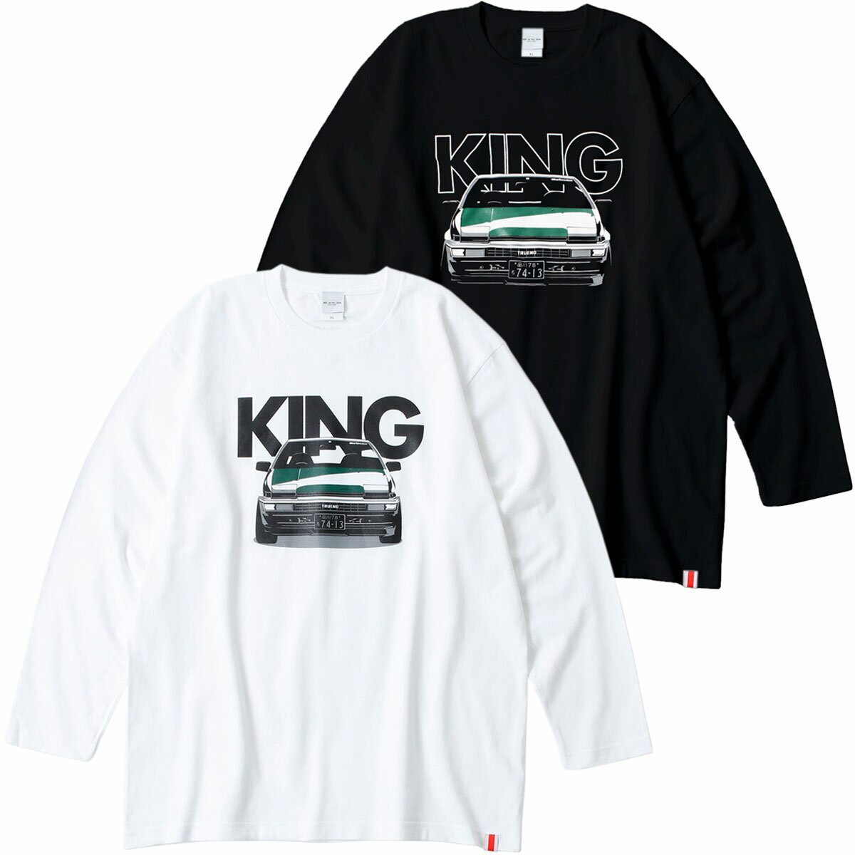 土屋圭市 Tシャツ KING ロング Tシャツ モータースポーツ ウェア Keiichi Tsuchiya