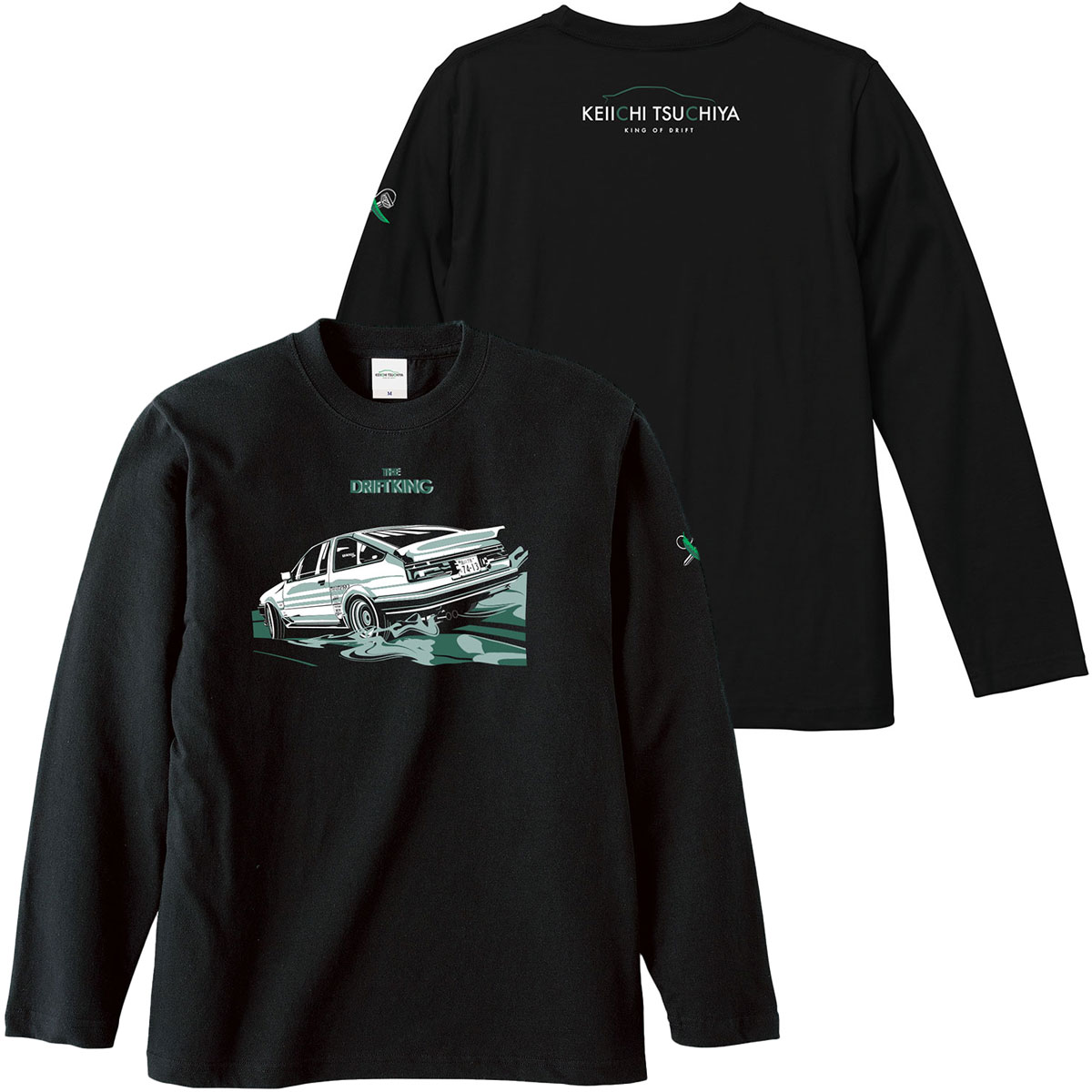 土屋圭市 Tシャツ THE DRIFT KING ロング Tシャツ モータースポーツ ウェア Keiichi Tsuchiya