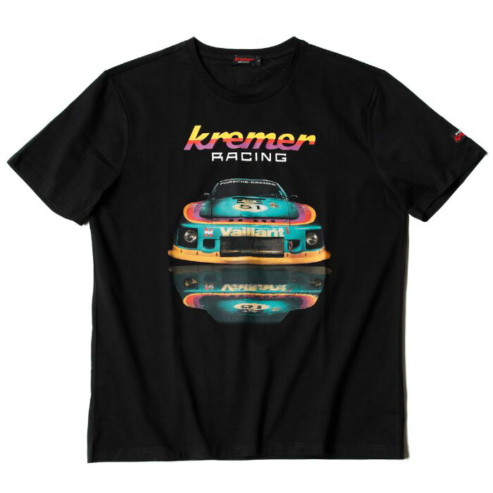 【クレーマー レーシング/Kremer Racing】クレーマー レーシング ポルシェ 935 K2 Tシャツ メンズ 半袖 ヴァイラントカラー 51号車 DRM