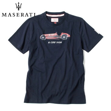 【マセラティ/MASERATI】マセラティ クラシケ TIPO 8 CTF 1938 Tシャツ メンズ 半袖 MASERATI CLASSICHE 1914