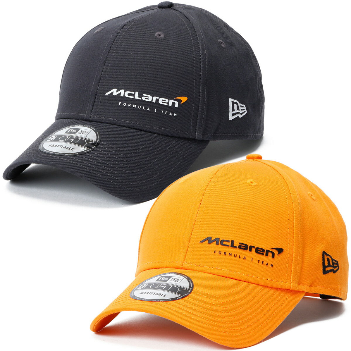 マクラーレン 帽子 マクラーレン F1 チーム NewEra 9FORTY フローレス ベースボール キャップ モータースポーツ 雑貨 McLaren F1