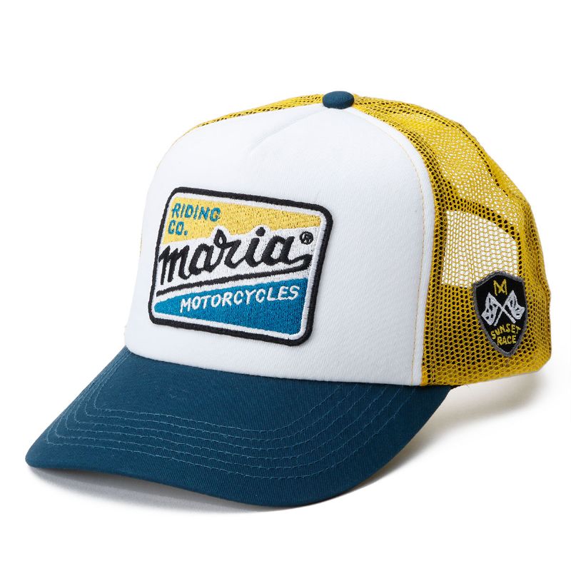 帽子 マリア ライディング カンパニー イエロー トラッカー キャップ バイク 雑貨 Maria Riding Company Yellow Trucker Cap 1