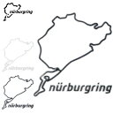 ニュルブルクリンク ステッカー ノルドシュライフェ 3D ステッカー 12cm モータースポーツ 雑貨 Nurburgring