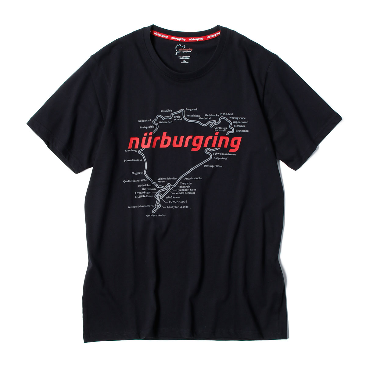 ニュルブルクリンク Tシャツ ヘレン レース トラック Tシャツ モータースポーツ ウェア Nurburgring Herren T-Shirt “Racetrack”