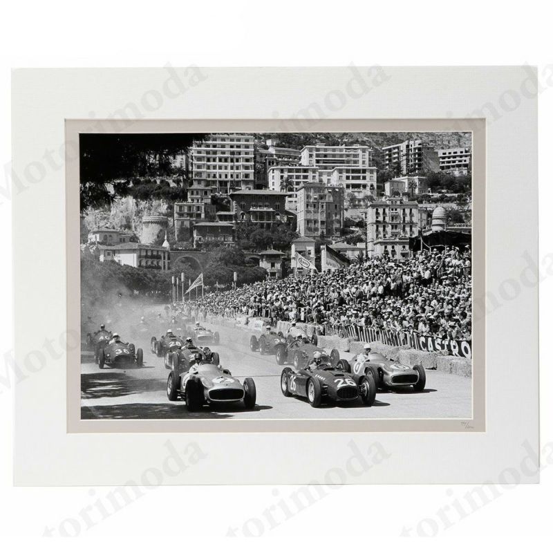 雑貨 オンリーワン レジェンド コレクション START of MONACO GRAND PRIX 1955 フォト モータースポーツ ONLY ONE LEG...