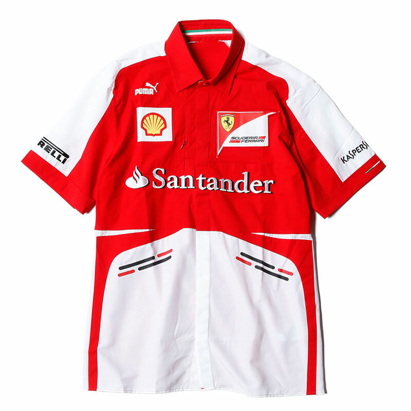 シャツ オンリーワン レジェンド コレクション スクーデリア フェラーリ 2013 チーム支給品 半袖シャツ モータースポーツ ウェア ONLY ONE LEGEND COLLECTION